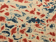 Clamp Dye . Natural Color Cotton Fabric ~ 19 { Per meter }